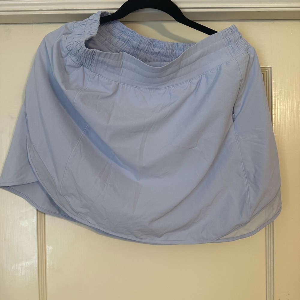Lululemon light blue tennis skirt size 12